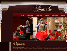 Tablet Screenshot of amanda-uroda.pl